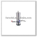 T069 6' Stainless Steel Concave Body Pepper Mill With Sealing Base